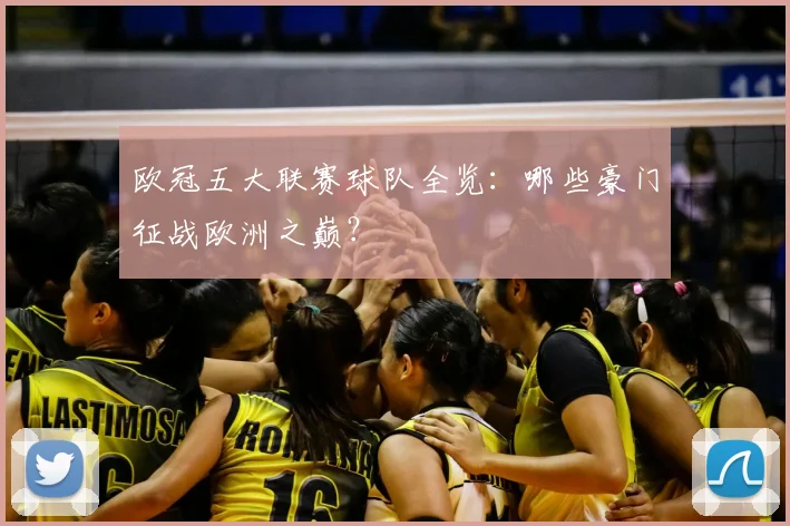 欧冠五大联赛球队全览：哪些豪门征战欧洲之巅？